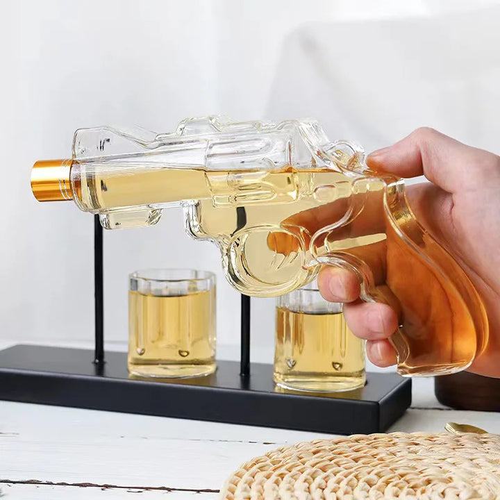 Lisslune | Unique Revolver Liquor Decanter Set