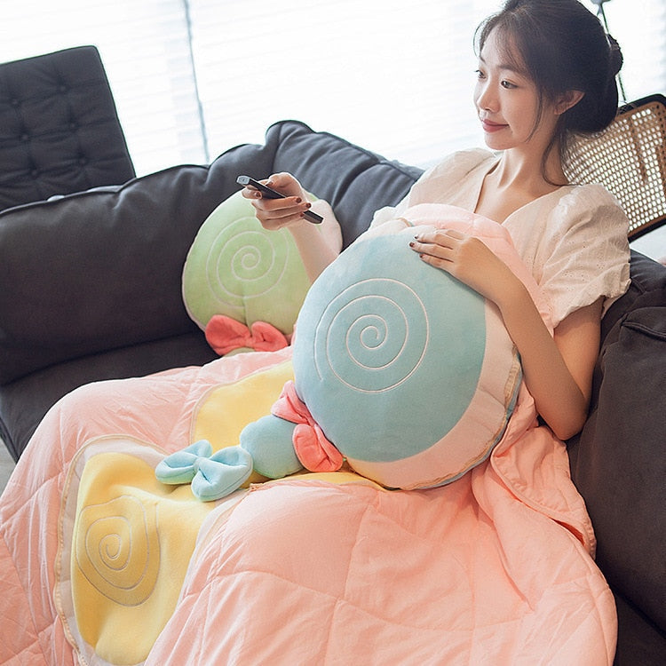 Lisslune | Nap Buddy Fruit Foldable Blanket Pillows