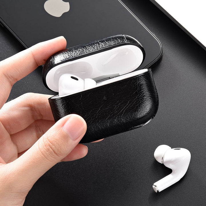 Lisslune | Protective case for Apple AirPods 2 3 Pro in leather look