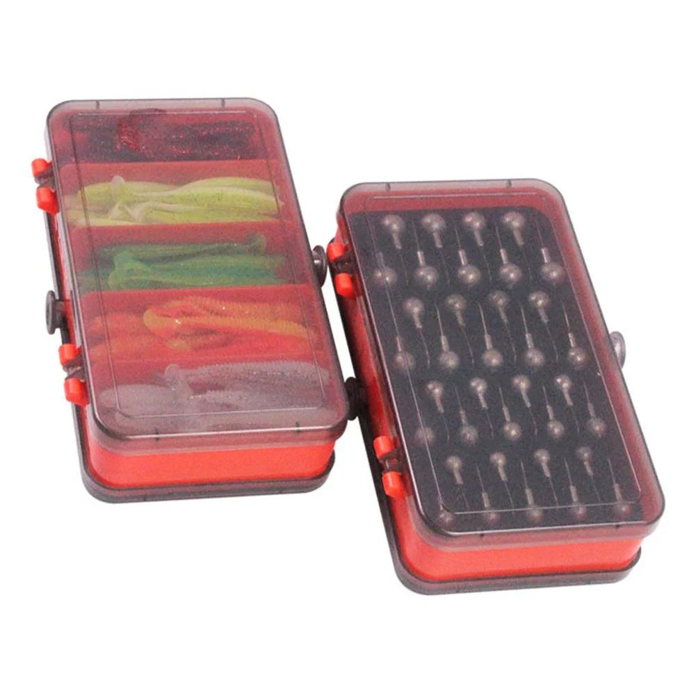 Lisslune | Premium Bass and Trout Angler Tackle Box - High Quality Hooks, Softbaits and Accessories for Anglers