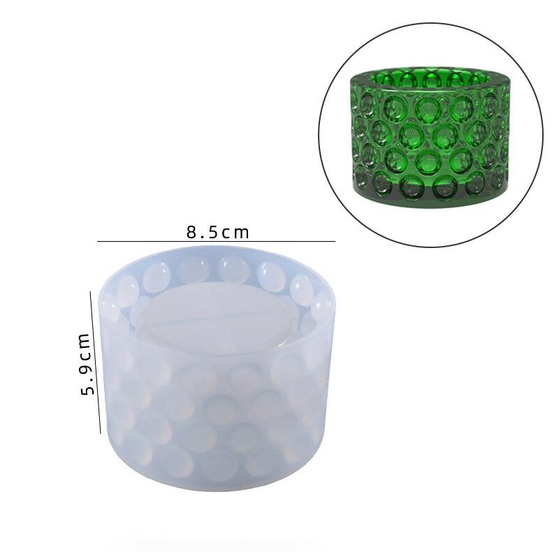 Lisslune | Silicone mold set for creative candle jars and flower planters