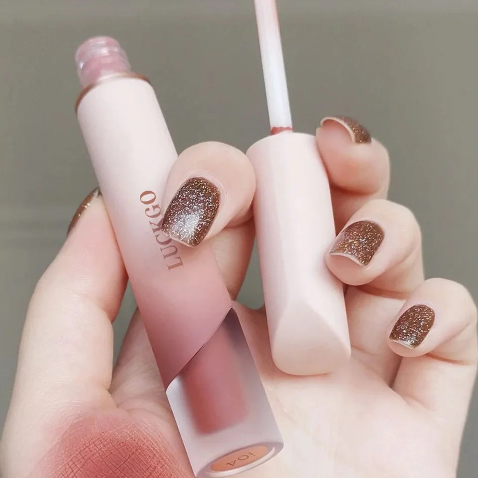 Rynx | Velvet Matte Lipstick Cream Sexy Red Lip Color Moisturizing Long-lasting Lip Gloss Waterproof Makeup Korean Cosmetics 6 Colors