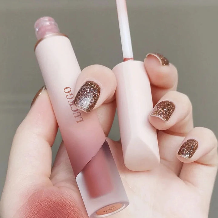 Rynx | Velvet Matte Lipstick Cream Sexy Red Lip Color Moisturizing Long-lasting Lip Gloss Waterproof Makeup Korean Cosmetics 6 Colors