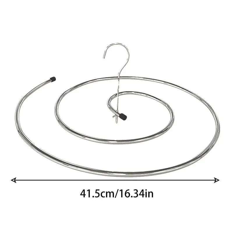 Lisslune | Space-saving stainless steel spiral laundry rack for large laundry quick drying