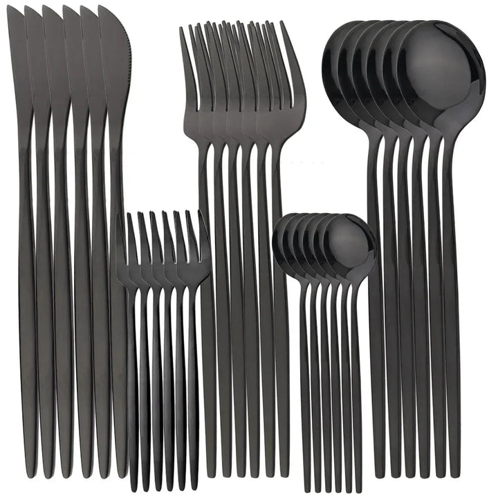 Lisslune | RoyalMirror – Luxury Gold Cutlery Set