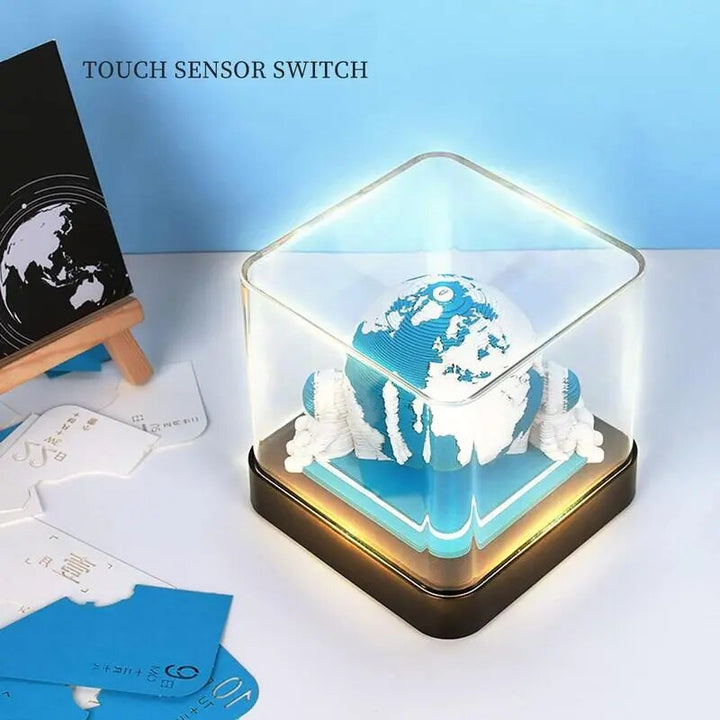 Lisslune | 3D Earth Wanderer Calendar Memo Pad