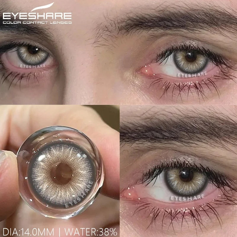 Rynx | 1pair color contact lenses gray color contacts for eye fashion blue eye lenses annual green eye contacts black lenses