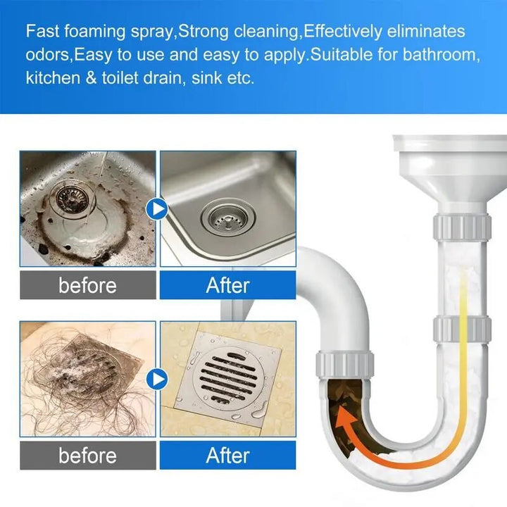 Lisslune | Kitchen Guard Multi-Purpose Pipe Foam Cleaner Spray