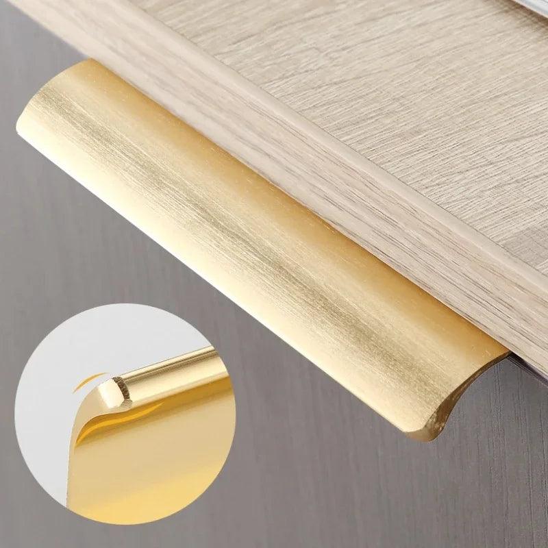 Lisslune | Modern Aluminum Alloy Cabinet Pull Handles - Set of 3