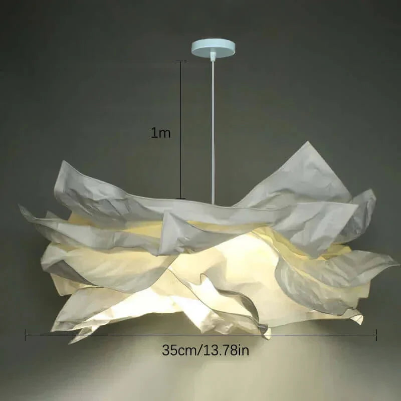 Lisslune | Wool-like Paper Lampshade up to 70 cm wide