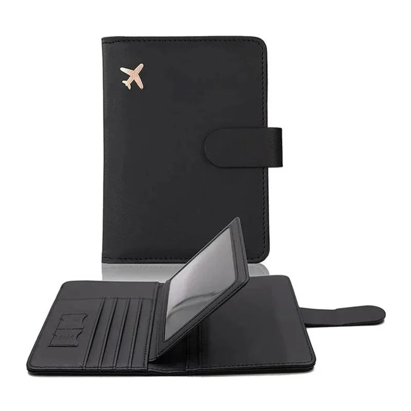 Lisslune | Stylish RFID-blocking passport holder with card organizer for travelers
