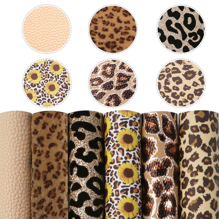 Lisslune | Elegant fish scale dot faux leather craft kit for creative projects