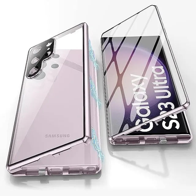Lisslune | Metal Aluminum Alloy 360 Case with Safety Closure for Samsung Galaxy S24-S23 Series