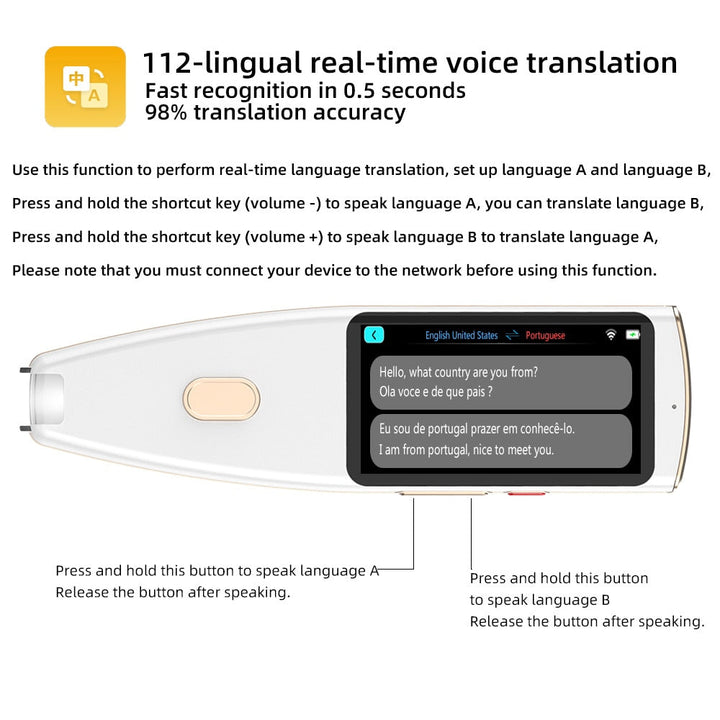Lisslune | Real-Time Language Translator Pen