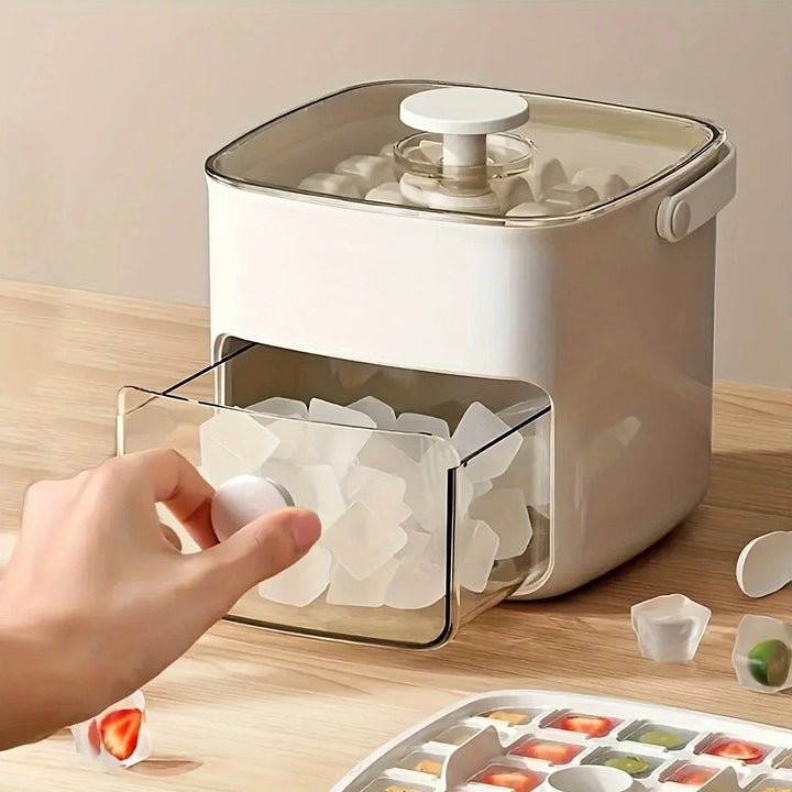 Lisslune | 48-Grid Easy Ice Cube Maker Machine