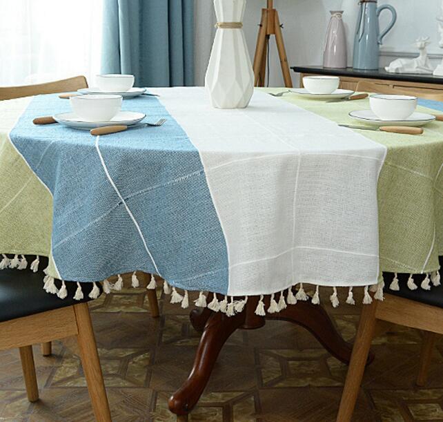 Lisslune | Aesthetic Round Linen Tablecloth