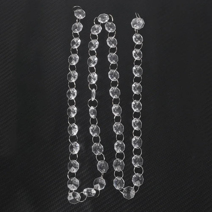Lisslune | Radiant Diamond Gloss Acrylic Beads Room Divider for Elegant Home Decor