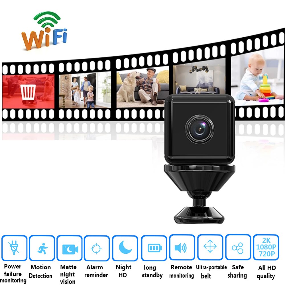 Lisslune | Mini HD Motion Detection Wifi Camera