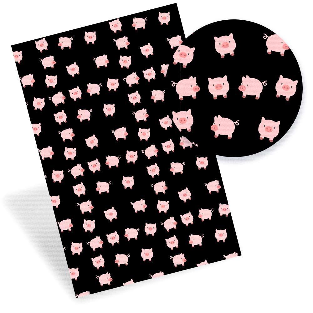 Lisslune | Artistic Synthetic Leather Craft Sheets with Playful Pet Patterns - DIY Creative Kit