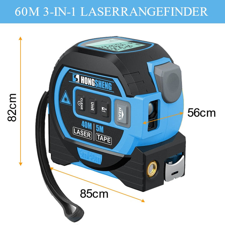Lisslune | 3in1 Ultimate Pro Laser Smart Tape Measure