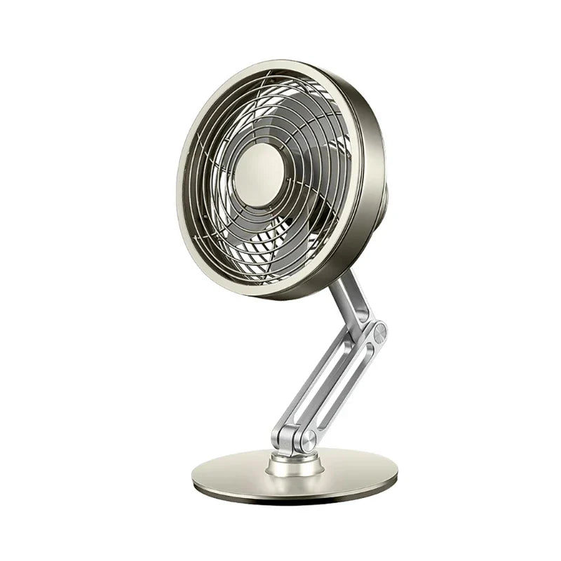 Lisslune | Height-Adjustable Stand Compact Turbo Mini Desk Fan