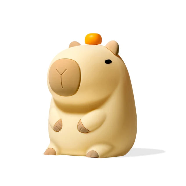Lisslune | Capybara Light - Rechargeable Cartoon Capybara Silicone Night Light with 800mAh Battery