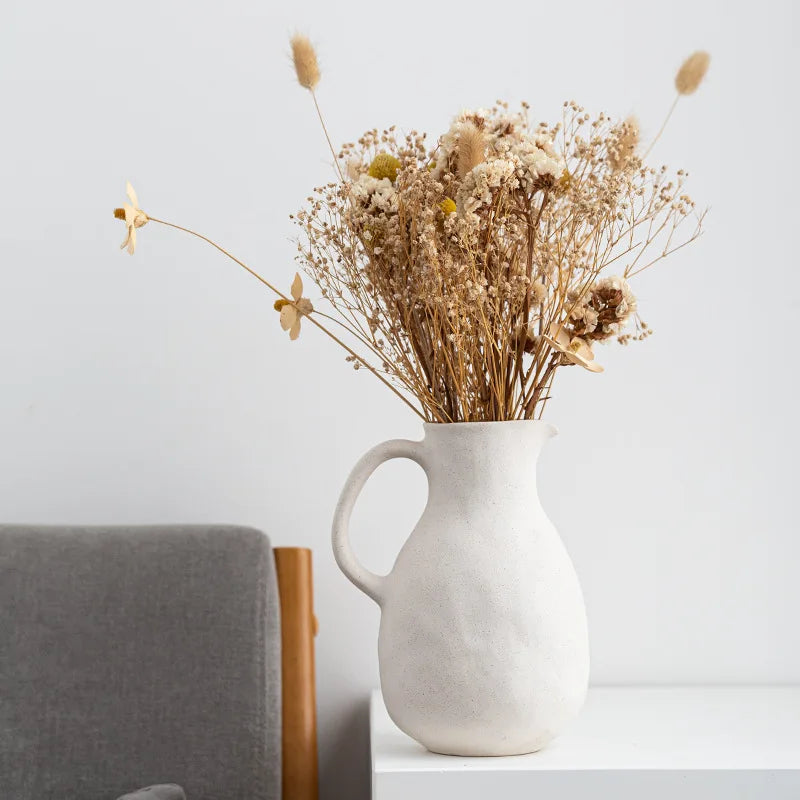 Lisslune | GlossyCharm - Textured ceramic vase