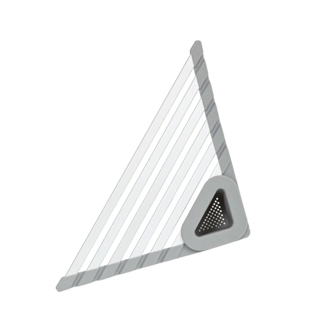 Lisslune | Sink Mounted Triangle Drainage Rack Kitchen Storage Shelf