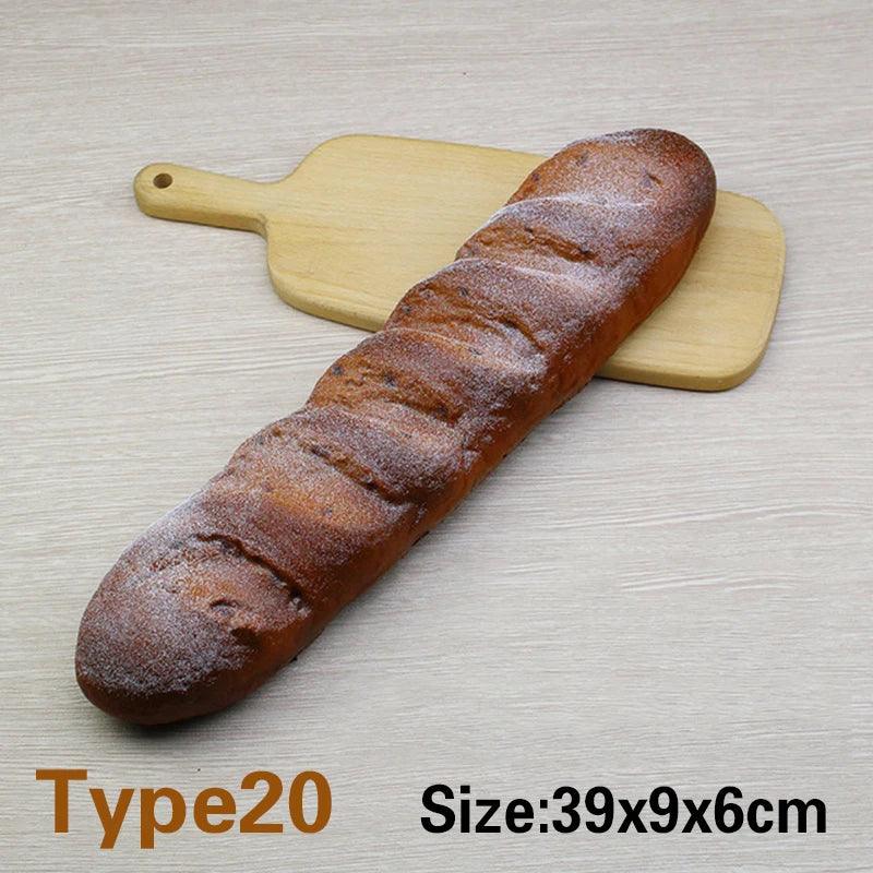 Lisslune | Elegant Artificial French Baguette Home Decoration for Kitchen and Display