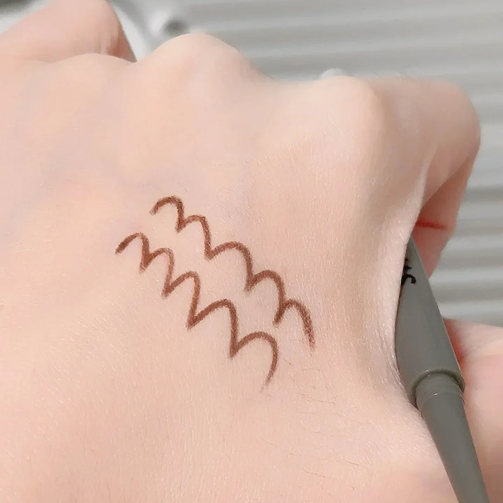 Rynx | Matte Lying Silk Moth Eyeliner Gel Pencil Waterproof Non-Blooming Quick-Drying Eyeliner Pencil Tea Brown Eyeshadow Pencil Makeup