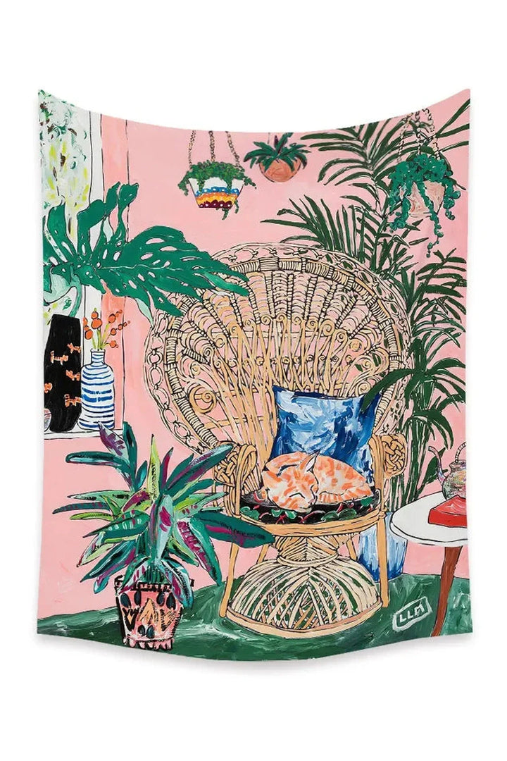 Lisslune | Garden Patio Wall Tapestry