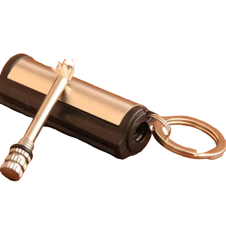 Lisslune | FlareKey – Multifunction Keychain Lighter | Windproof Kerosene Lighter for Outdoor & Everyday Use
