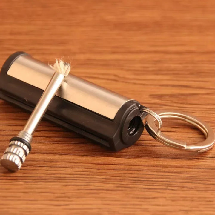 Lisslune | FlareKey – Multifunction Keychain Lighter | Windproof Kerosene Lighter for Outdoor & Everyday Use