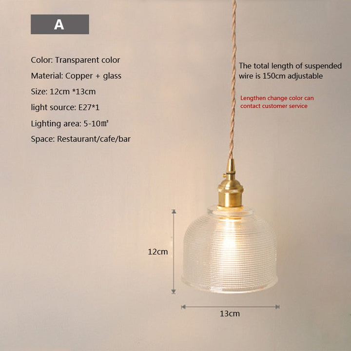 Lisslune | Nordic Brilliance Transparent Glass Pendant Lamp