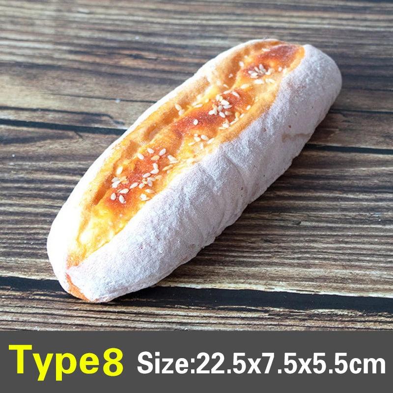 Lisslune | Elegant Artificial French Baguette Home Decoration for Kitchen and Display