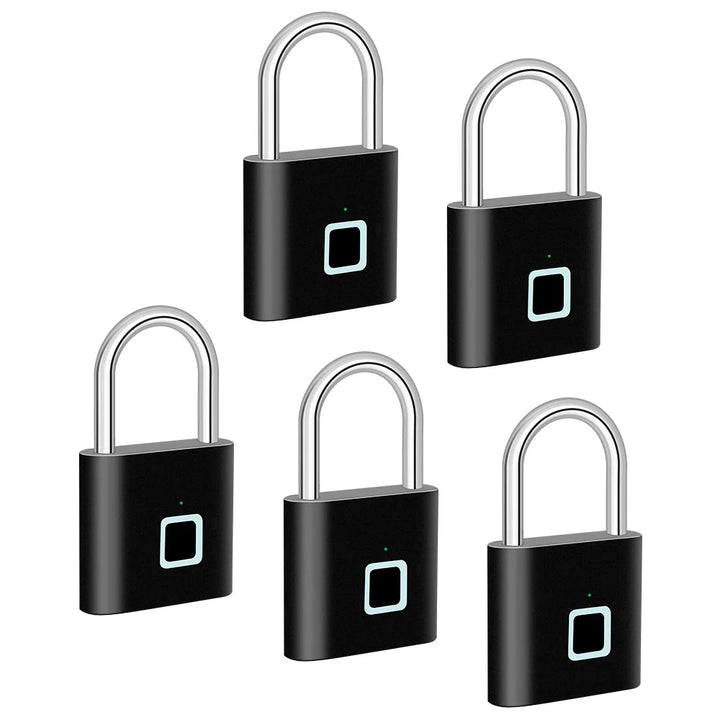 Lisslune | Smart Fingerprint Padlock with USB Charging & Waterproof Design – Titan