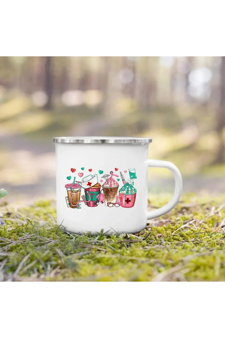 Lisslune | Life Enamel Coffee Mug
