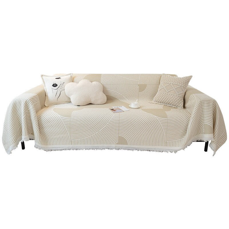 Lisslune | Nordic Style Comfy Soft Knitted Sofa Cover Blanket