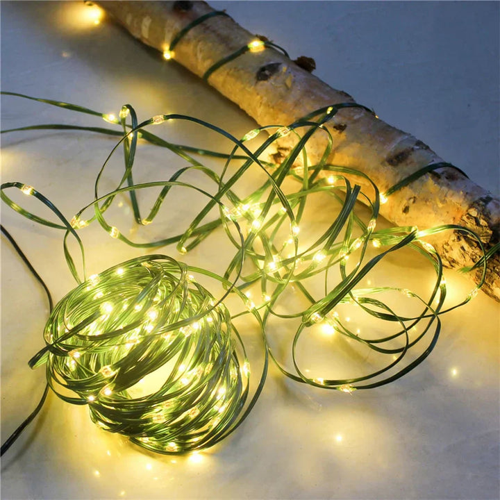 Lisslune | VerdeLicht Waterproof LED Garland – Outdoor Lighting for Garden and Terrace