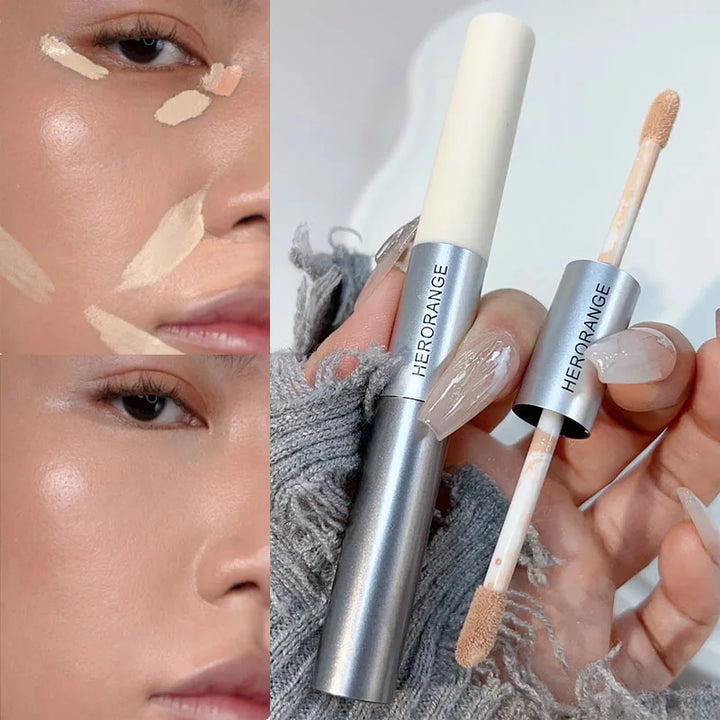 Rynx | Double-sided matte highlighter concealer stick waterproof long-lasting naturally brightening face concealer foundation cosmetics