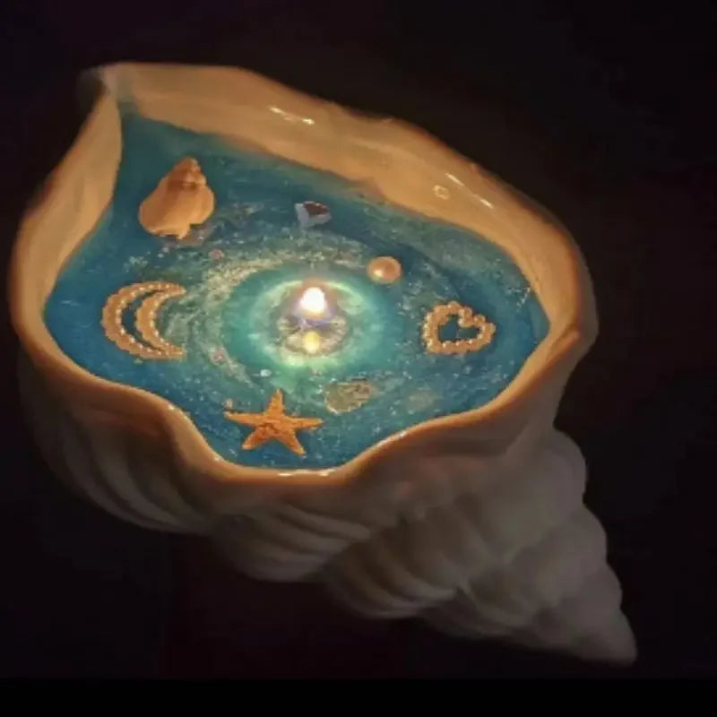 Lisslune | Handmade Sea Shell Starfish Aromatherapy Candle