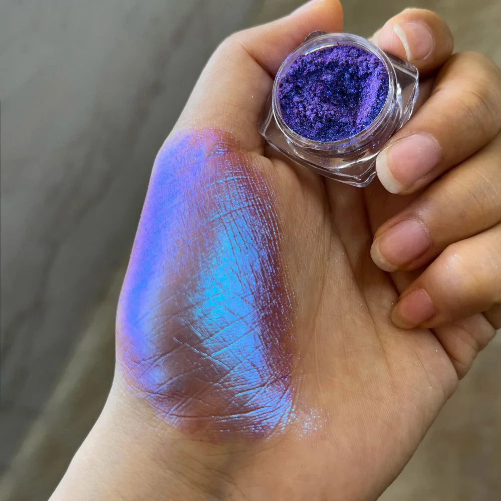 Rynx | 1Box Chameleon Polarized Neon Nail Art Powder Aurora Chrome Mica Pigment Dust Pearl For Makeup Eyeshadow Manicure Powder