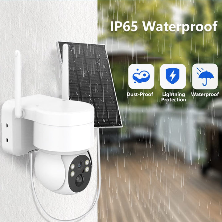Lisslune | Outdoor WiFi Solar-Powered Security IP Camera