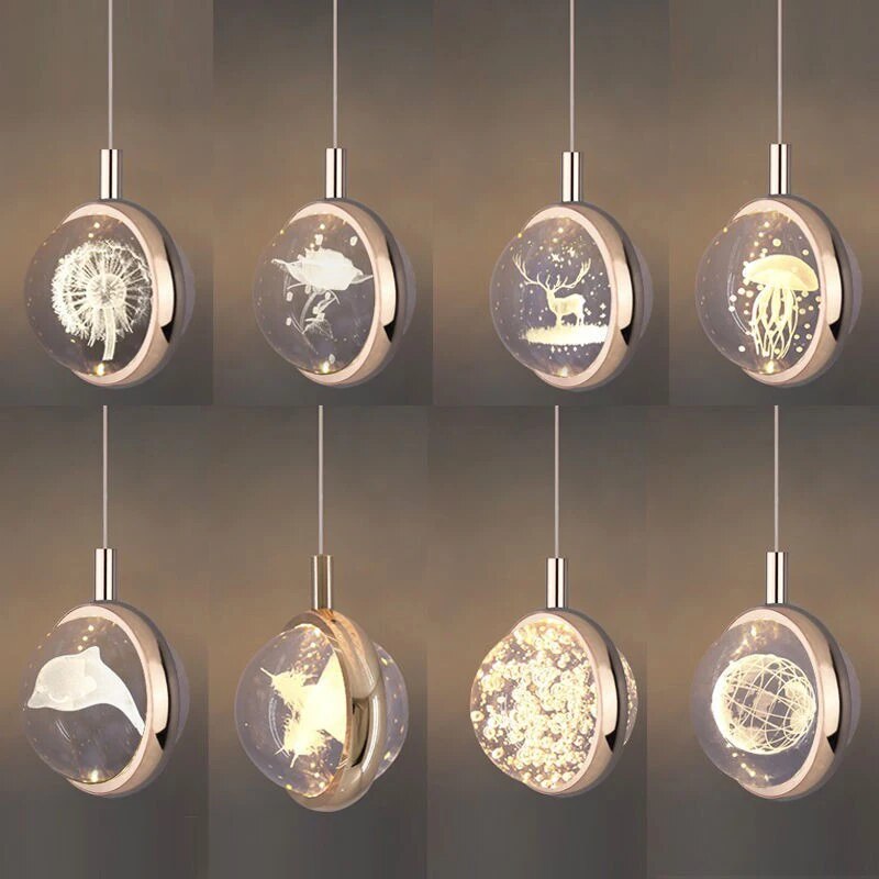 Lisslune | Romantic Crystal Rotating Mood LED Lights