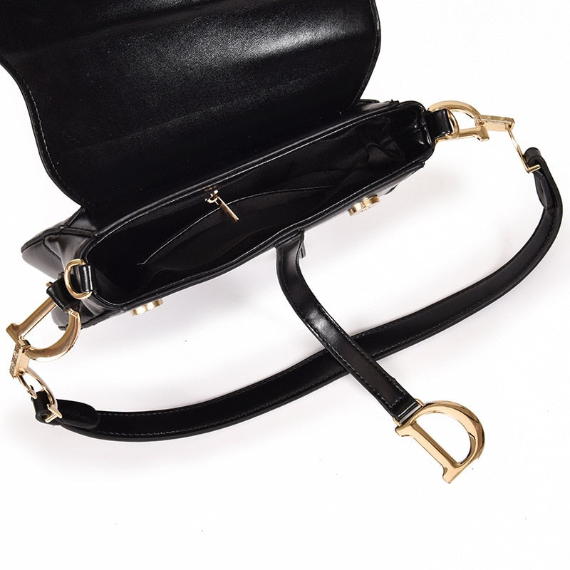 Lisslune | Luxurious Women's Shoulder Bag - exclusive PU - leather Saddle Bag