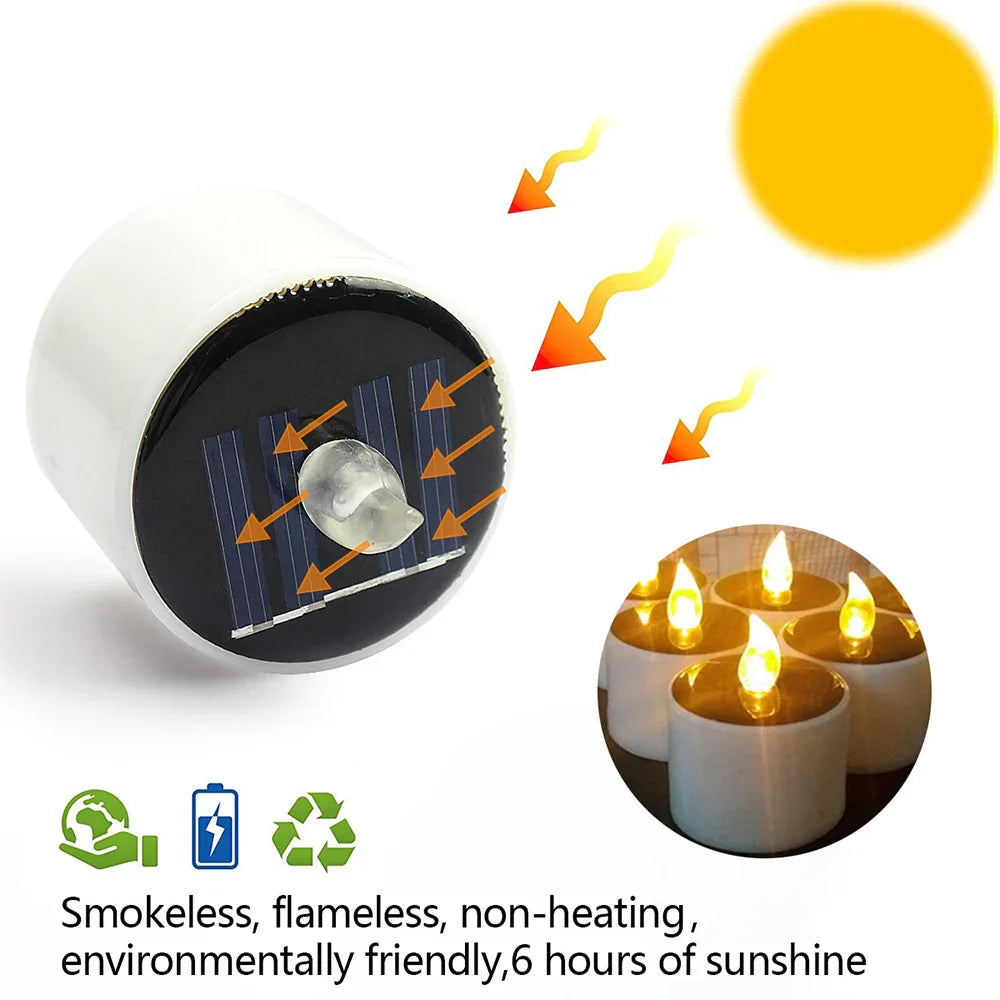 Lisslune | Solar-Powered Mini Candle Lights