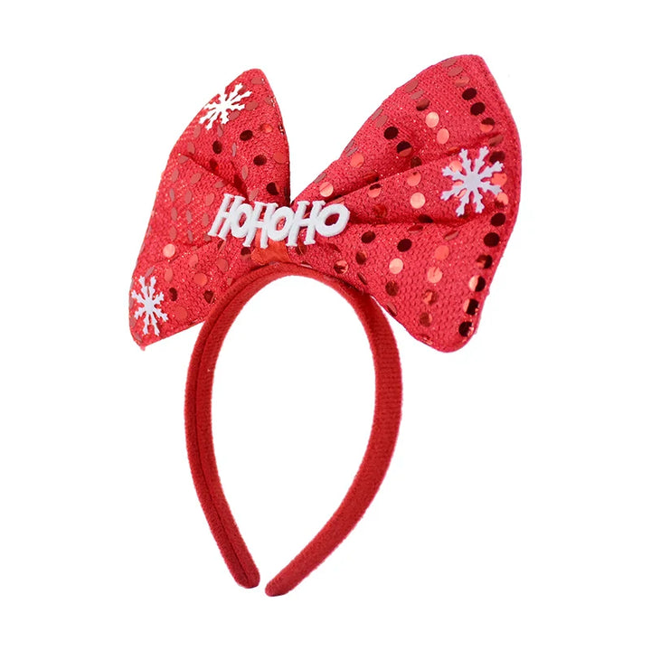 Rynx Christmas Headband Kids Adults Santa Moose Xmax Tree Hair Accessories Photo Props Christmas Decoration 2024 New Year Gifts
