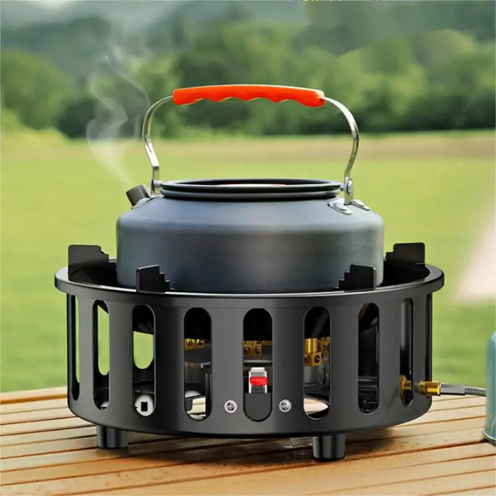 Lisslune | 7-Core Portable Camping Gas Stove with Electronic Ignition – Kael