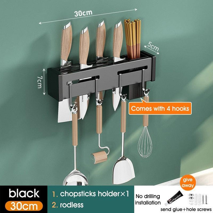 Lisslune | Slim adjustable aluminum kitchen organizer for effortless elegance