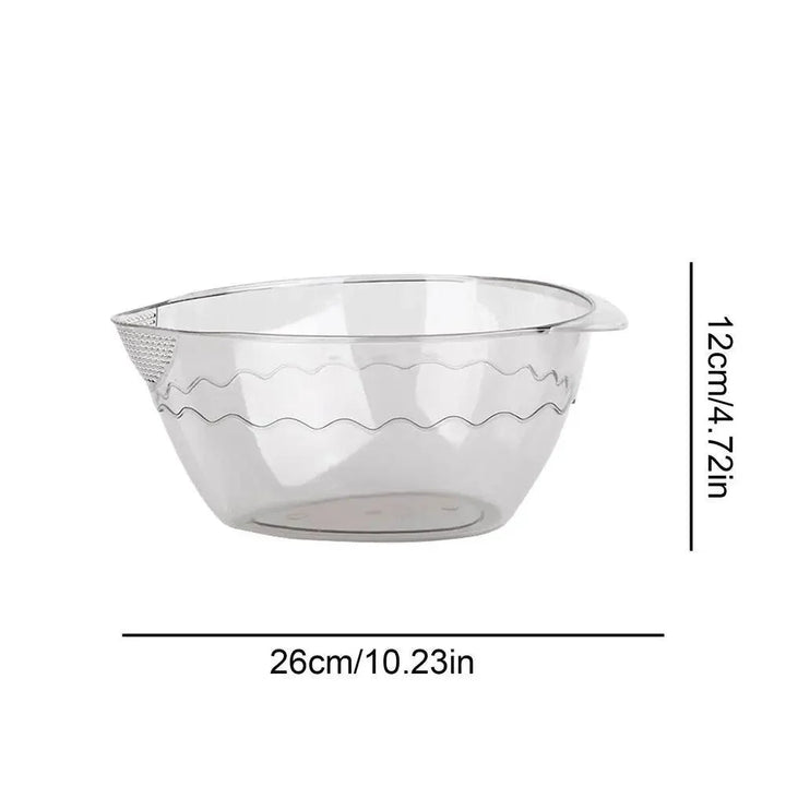 Lisslune | Ergonomic transparent rice cooker with fine drainage holes
